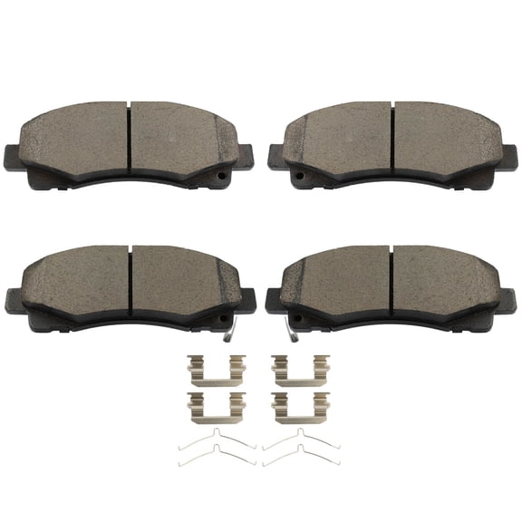 cciyu D1584 Front Ceramic Disc Brake Pads Kit For Acura For TLX 2015-2020,For Honda For Ridgeline 2012-2014
