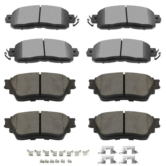 cciyu D1650 & D2200 Front & Rear Ceramic Disc Brake Pads Kit For Nissan Altima 2019-2022
