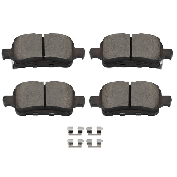 cciyu D1857 Rear Ceramic Disc Brake Pads Kit For Chevrolet Bolt EUV 2022,For Chevrolet Bolt EV 2017-2023,For Chevrolet Cruze 2016-2019,For Chevrolet Volt 2016-2019