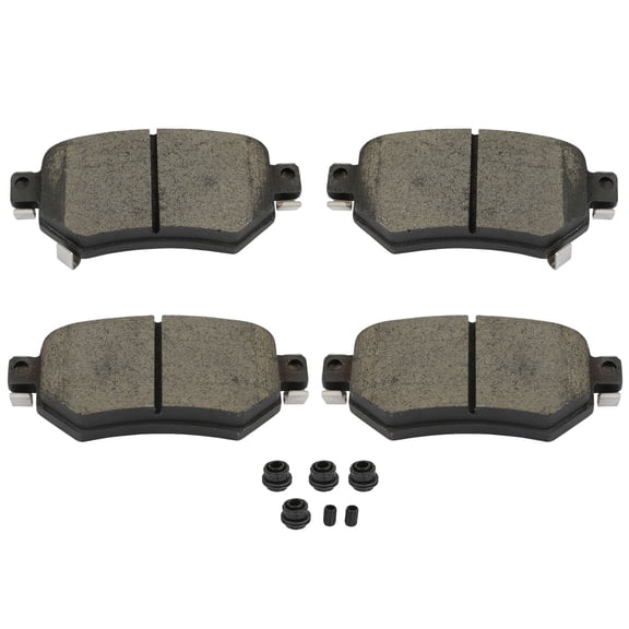 cciyu D1874 Rear Ceramic Disc Brake Pads Kit For Mazda 6 2016-2021
