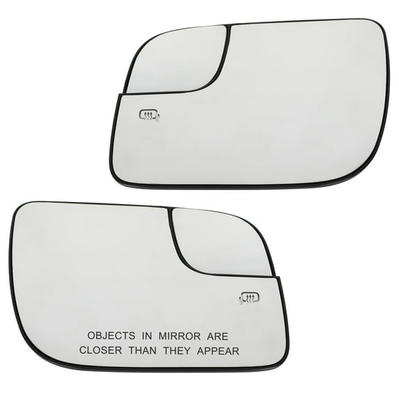 cciyu Driver and Passenger Side Mirror Glass Replacement For 2011-2017 For Ford Explorer Heat Replace