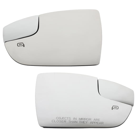 cciyu Driver and Passenger Side Mirror Glass Replacement For 2012-2018 For Ford Focus Heat Replace CM5Z-17K707-H