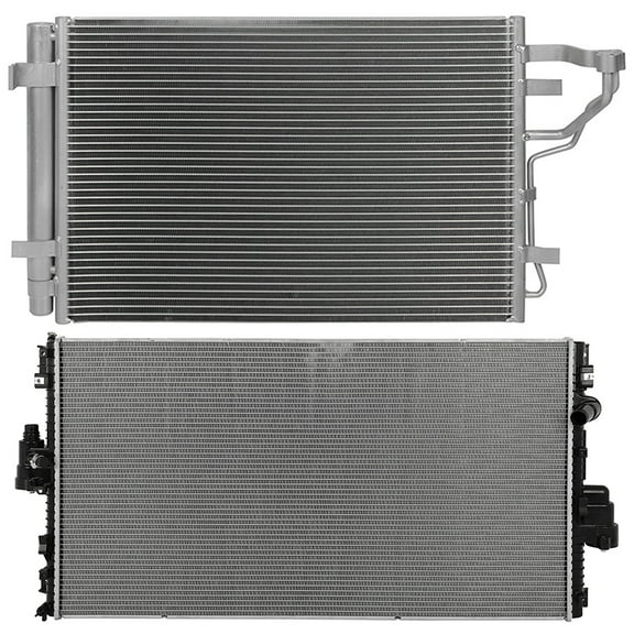 cciyu Engine Aluminum Radiator Replacement 2011-2012 for Hyundai for Elantra Touring GL Hatchback Replace 13339,CU13339 Engine Coolant Radiator Assembly Radiator Plastic Radiator Auto Parts