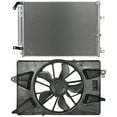 thumbnail image 1 of cciyu Engine Cooling Fan Assembly + A/C Condenser Replacement fit for 2014-2018 for Jeep for Cherokee, 1 of 4