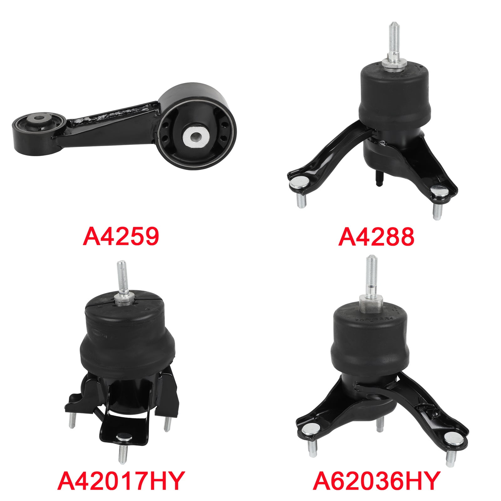 cciyu Engine Motor Mount and Torque Strut Mount and Transmission Mount Set Compatible For Toyota Camry 2007-2017, Avalon 2008-2012 3.5L, Automatic Transmission replaces 9538 9236 9884 9238