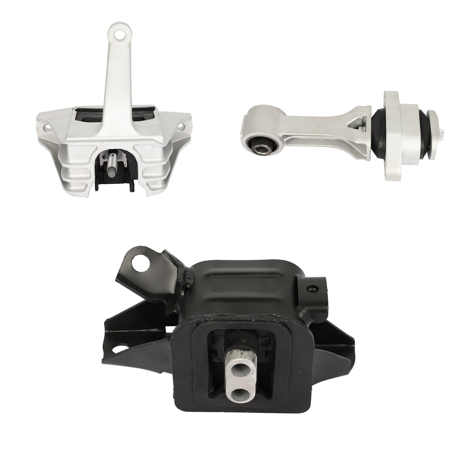 cciyu Engine Motor Mount and Torque Strut Mount and Transmission Mount Set Compatible for Hyundai Elantra 2017-2018 21810F2000 21950F2000 21830F9100