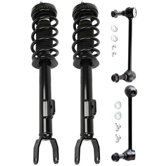 cciyu Front Complete Struts Assembly Stabilizer Bar Link Kit Fits for 2012-2019 for Chrysler 300 2012-2019 for Dodge Challenger 2011-2017 for Dodge Charger 272665 K80822 K80823 4PCS