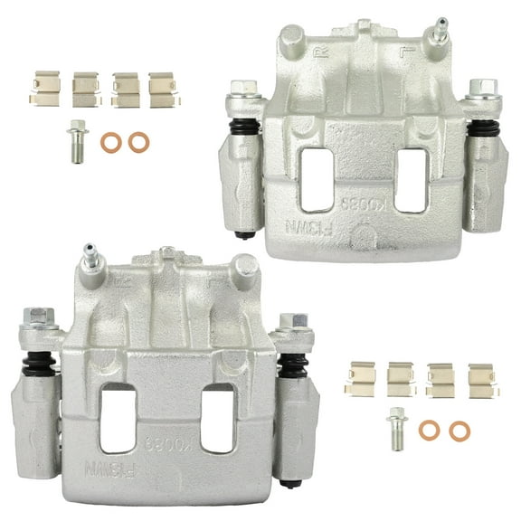cciyu Front Left & Right Brake Calipers Assembly w/Bracket 18B5026AS 18B5027AS 2011-2014 For Ford For Edge,2011-2015 For Lincoln For MKX,2007-2015 For Mazda For CX-9