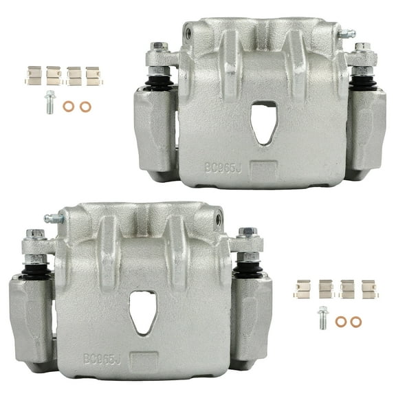 cciyu Front Left & Right Brake Calipers Assembly w/Bracket 18B5117 18B5116 2008 2009 2010 2011 2012 2013 2014 For Cadillac For CTS