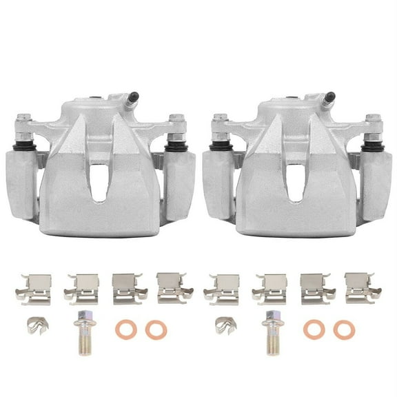 cciyu Front Left + Right Brake Calipers With Bracket 19B3194 19B3195 For Pontiac 2009-2010 For Scion 2011-2016 For Toyota 2006-2020
