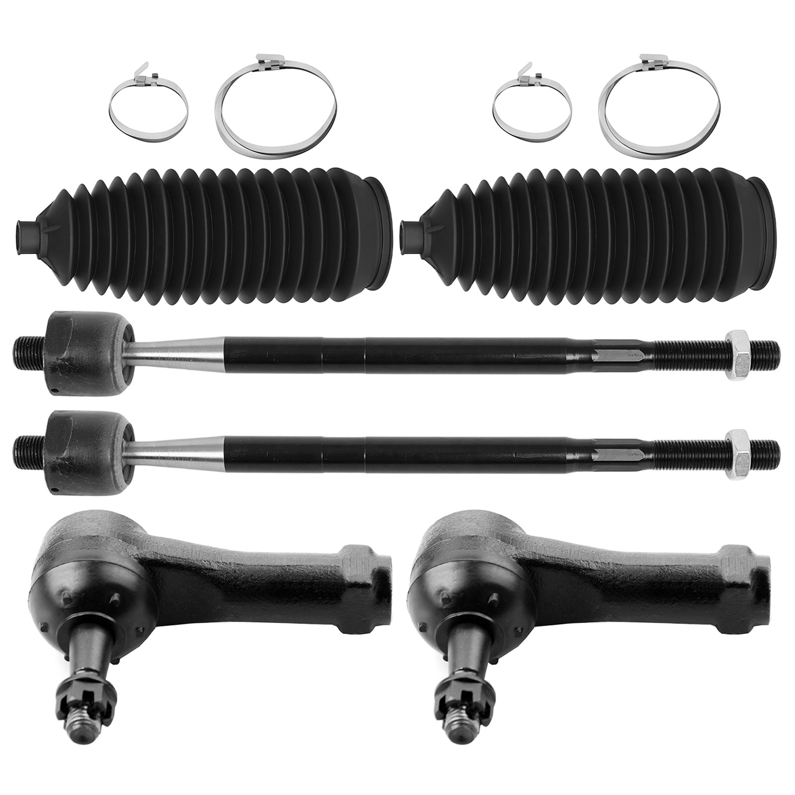 cciyu Front Outer Inner Tie Rod End ES800030 EV800330 Fit for 2008