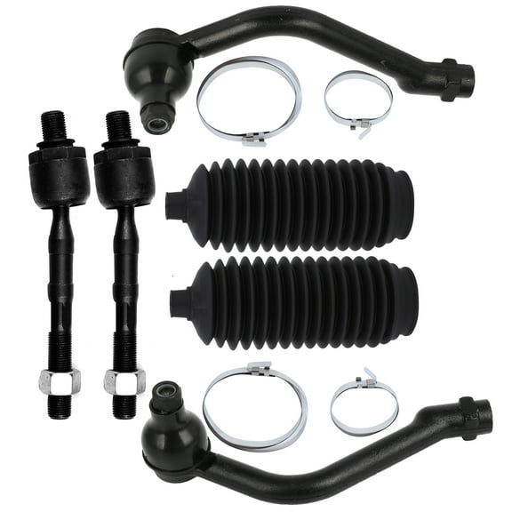 cciyu Front Outer Tie Rod End Steering Rack Boot ES800104 ES800105 Fit for 2006-2007 for Hyundai for Azera / 2006-2008 for Hyundai for Sonata