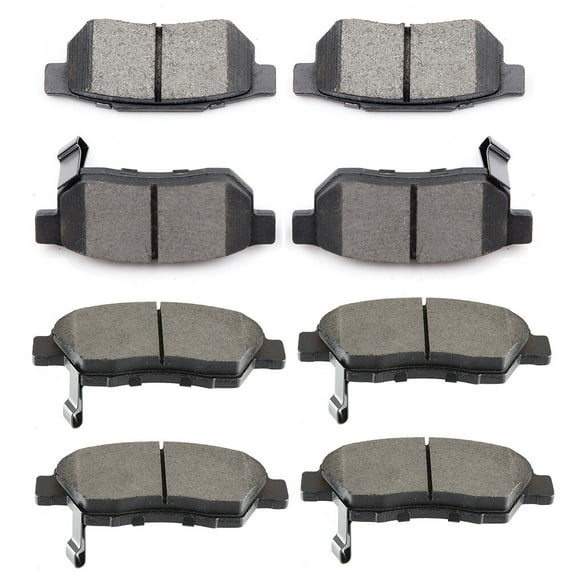 cciyu Front & Rear Brake Pads For Honda Civic del Sol 1994-1997