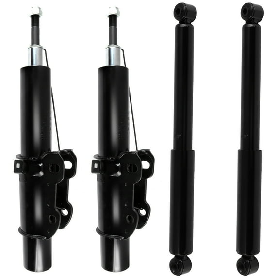cciyu Front Rear struts Shock Absorbers Compatible for 2010-2015 for Freightliner Sprinter 2500,2010-2018 for Mercedes-Benz Sprinter 2500 331702 553003 343484 Shocks Struts