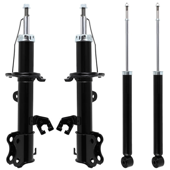 cciyu Front Rear struts Shock Absorbers Compatible for 2015-2019 for Nissan Versa,2014-2019 for Nissan Versa Note 332152 71059 332153 71060 3430043 5673 Shocks Struts
