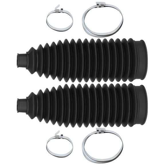cciyu Front Steering Rack Boot Compatible Fit For Buick For Chevy For Ford For GMC For Hyundai For Lexus For Lincoln For Pontiac For Toyota 2pcs Steering Kit