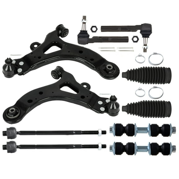 cciyu Front Sway Bar End Link Tie Rod End Control Arm Steering Rack Boot ES3455 EV260 Fit for 2002-2007 for Buick for Rendezvous / 2001-2005 for Pontiac for Aztek / 2005-2006 for Pontiac for Montana