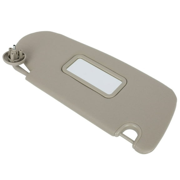 cciyu Gray Windshield Sun Visor Mirror Right Passenger Side Replacement fit for 2002-2008 for Dodge Ram 1500 2500 3500