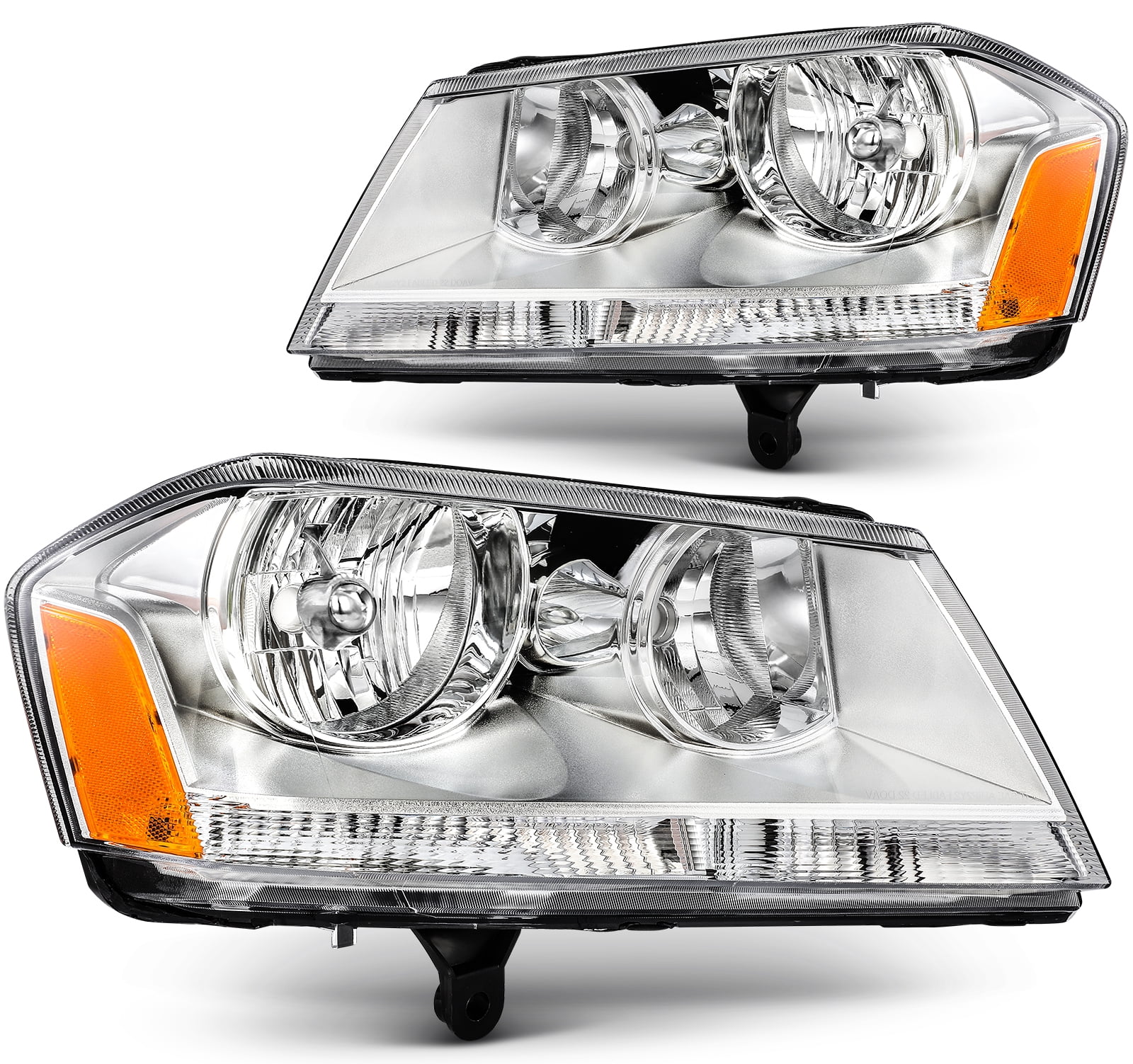 並行輸入品】ヘッドライトSDEPOT ヘッドライトクローム Dodge