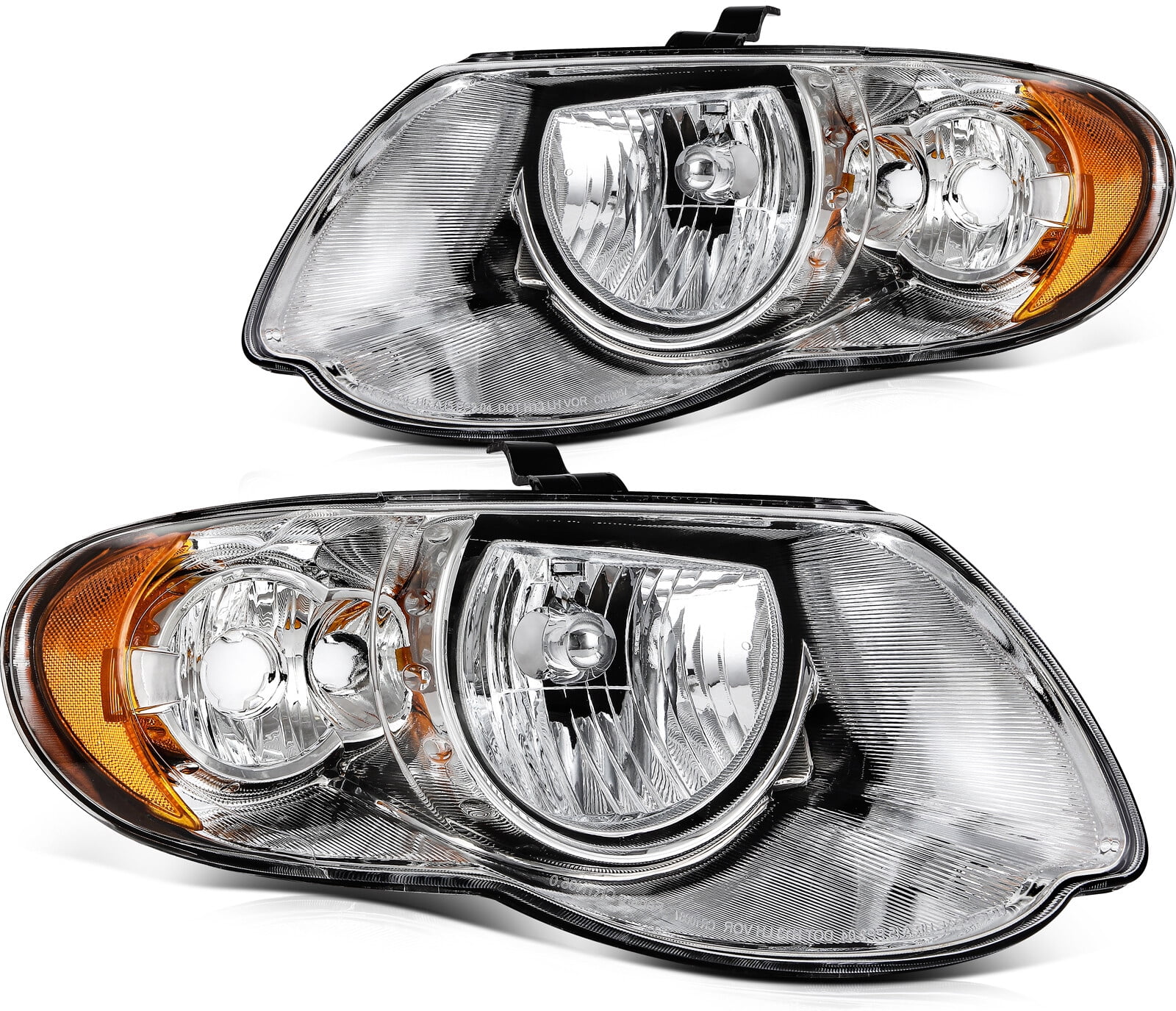 cciyu Headlight Assembly fit for CHRYSLER Town & Country 05-07 Head ...