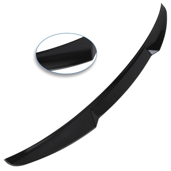 cciyu Highkick Rear Trunk Lip Spoiler Wing Fits for 2021-2022 for Kia K5 Optima Racing Trunk Spoiler(ABS Glossy Black)