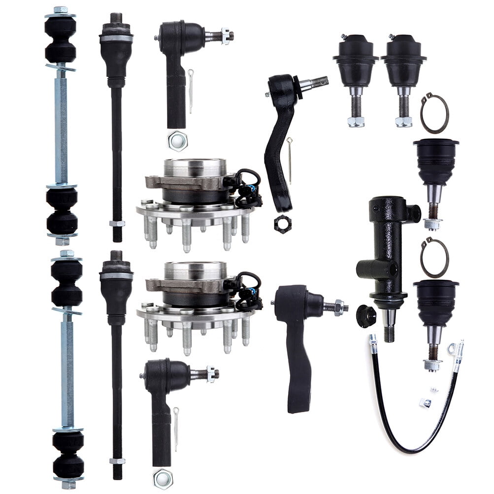 CARMASUSPENSIONS 10-Piece Front Suspension Kit – For 1973-1982 Chevy C10 Suburban – Tie Rods, Ball Joints, Pitman Arm, Idler Arm