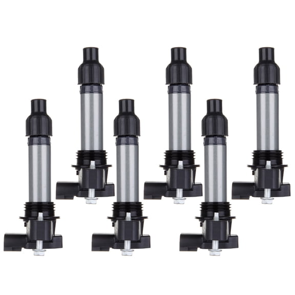 cciyu Ignition Coil pack of 6 ,for GMC Terrain 3.6L 2013-2015,for Chevrolet Traverse 3.6L 2010-2016,for Cadillac XTS 3.6L 2013-2016,for Buick for LaCrosse 3.6L 2010-2015 UF569 C1555 5c1612 Ic019