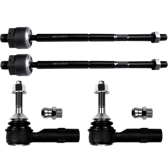 cciyu Inner Outer Tie Rod End - 4pcs Front Suspension Kit Compatible fit 05-07 For Ford Five Hundred Freestyle 09 For Flex 08-09 For Taurus & Taurus X 05-07 For Mercury Montego 08-09 For Sable