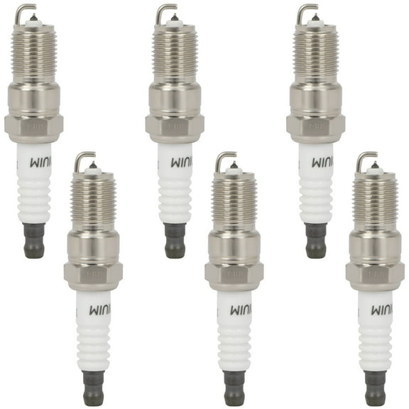 cciyu Iridium Spark Plugs 7164 for Buick,for Chevrolet,for Ford,for GMC & for Mazda Vehicles - Regal,Equinox,Impala,Ranger,Sierra,Tribute - 1988-2008,3.1L-4.3L Set of 6