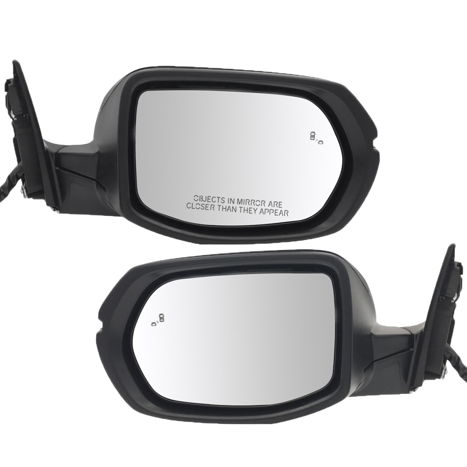 AUTOMUTO Towing Mirrors Left Right Side Tow Mirrors With Power Heated Turn Signal