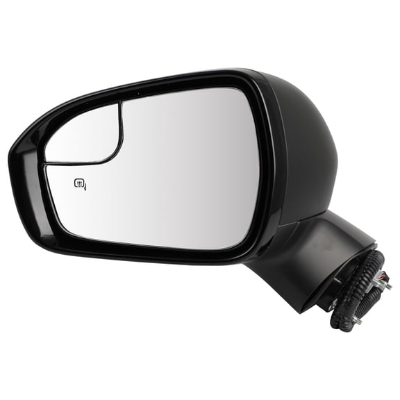 cciyu Left Side View Mirror Fits for 2013-2014 For FORD For FUSION From 3-2-13; To 6-15-14; w/o BLIS; w/P/Lamp; w/o Dimming; PTM; Exterior Mirror - OE DS7Z17683CA-PFM