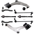 thumbnail image 1 of cciyu Lower Control Arm And Ball Joint Inner Outer Tie Rod End Sway Bar End Link Compatible Fit For Ford Fusion For Lincoln MKZ 8pcs Suspension Kit, 1 of 5
