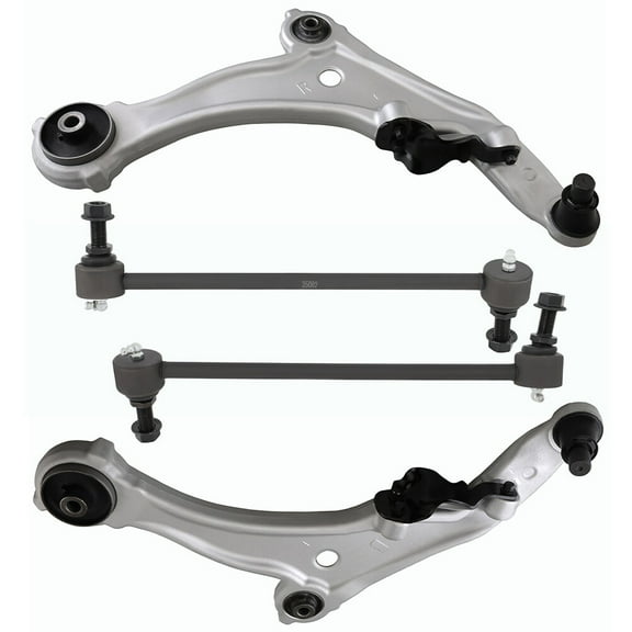 cciyu Lower Control Arm Sway Bar Link Compatible fit 2009-2014 For Nissan Maxima 4pcs Suspension Kit