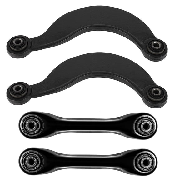 cciyu Lower Control Arm Upper Control Arm Compatible fit 14-18 For Ford C-Max 00-18 Focus 04-13 For Mazda 3 06-14 For Mazda 5 07-13 For Volvo C30 06-13 C70 04-11 S40 05-11 V50 4pcs Suspension Kit