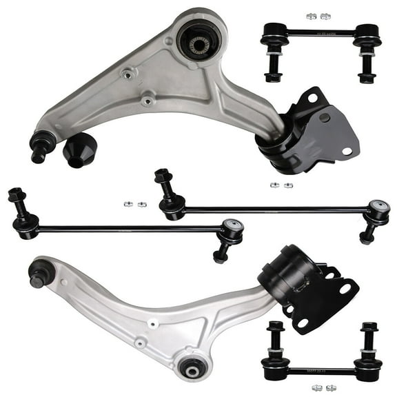 cciyu Lower Control Arm and Ball Joint Sway Bar End Link Compatible fit for 2013-2017 for Ford Fusion 2013-2018 for Lincoln MKZ 6pcs Suspension Kit