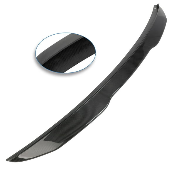 cciyu PSM Style Ducktail Highkick Rear Trunk Lip Spoiler Wing Fits for 2014-2018 for BMW 2 Series F22 F87 M2 Coupe Racing Trunk Spoiler(Carbon Fiber Glossy Black)