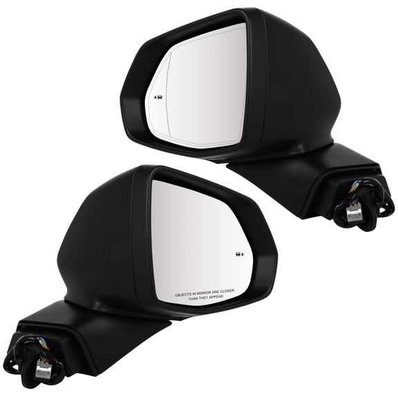 cciyu Passenger and Driver Side View Mirror Replacement For 2019-2021 For Chevy For BLAZER w/o S/V Camera; w/Auto Dimming; w/Memory Pkg; w/o Dimmer; PTM; Replace 84539683 84539684 Black