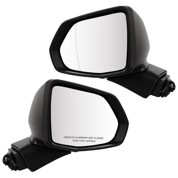 cciyu Passenger and Driver Side View Mirror Replacement For 2019-2021 For Chevy For BLAZER w/o Surround View Camera; w/o Auto Dimming; w/Cover; PTM; Replace 84698486-PFM 84539678-PFM Black