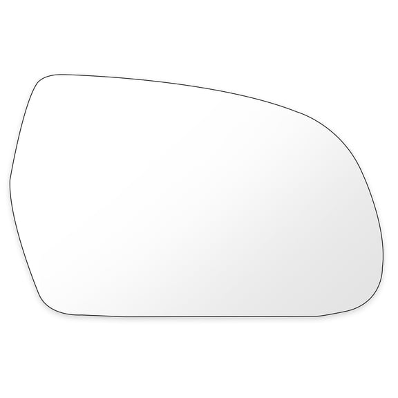 cciyu Passenger side View Mirror Glass Fits for 2010-2015 For AUDI A3/S3/A4/S4/A5/S5 W/HEATED Chrome Convex Replaces RM04155-16PRF