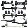 thumbnail image 1 of cciyu Power Steering Rack and Pinion Complete Assembly & Stabilizer Sway Bar Link & Control Arm & Tie Rod Ends & Ball Joints For GMC 04-07 For Buick 04-07 For Chevrolet 04-07, 1 of 5