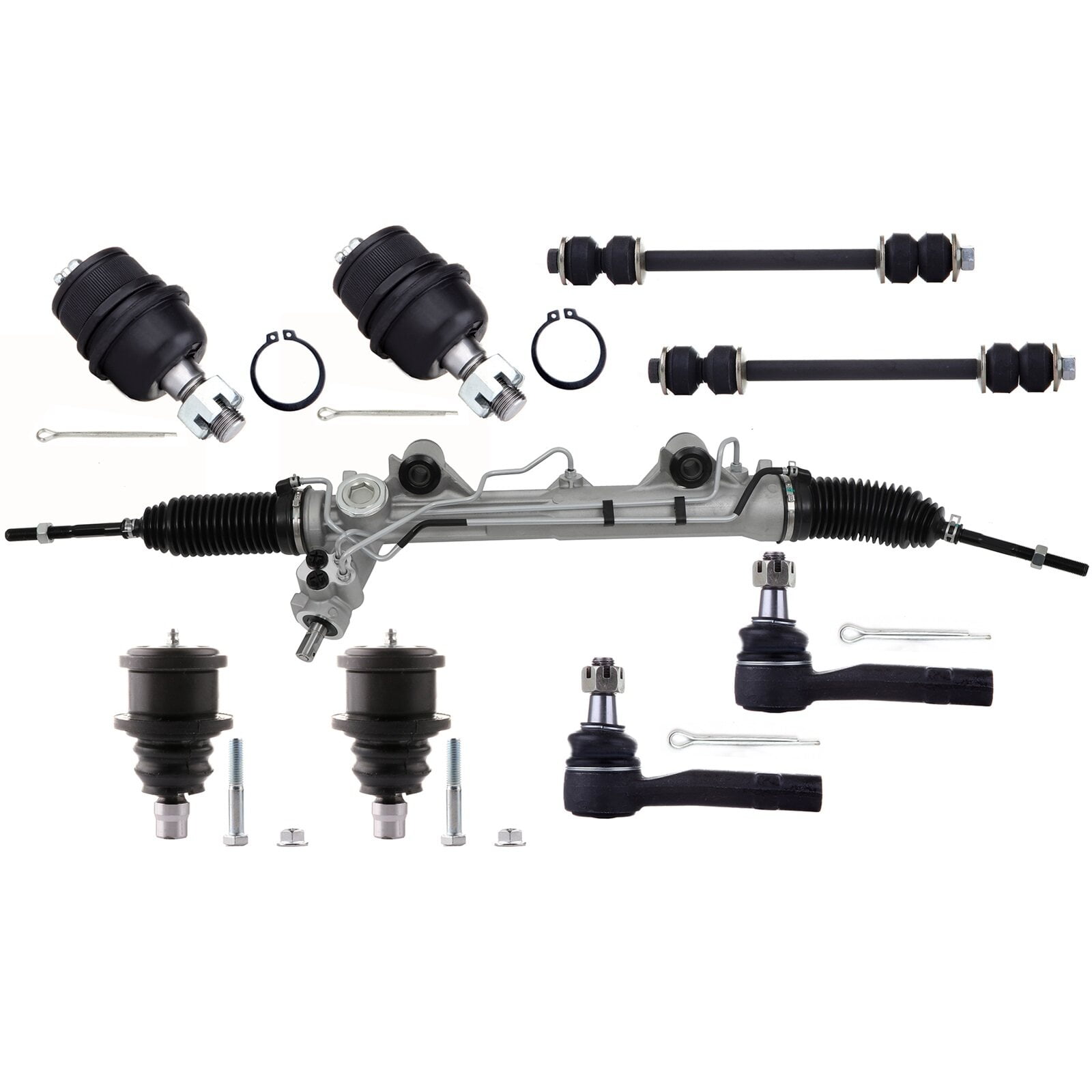 cciyu Power Steering Rack and Pinion Complete Assembly & Stabilizer