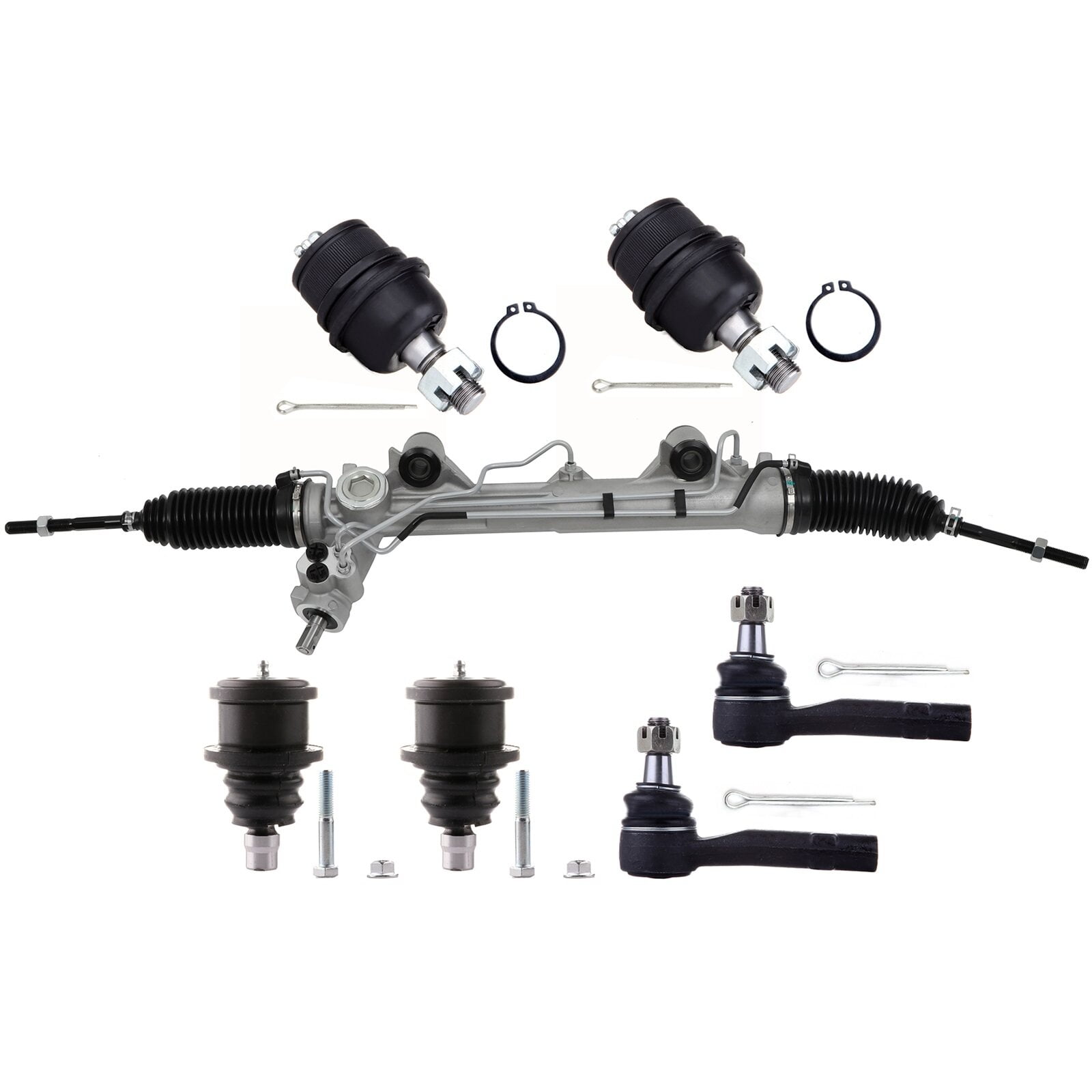 cciyu Power Steering Rack and Pinion Complete Assembly & Ball Joints