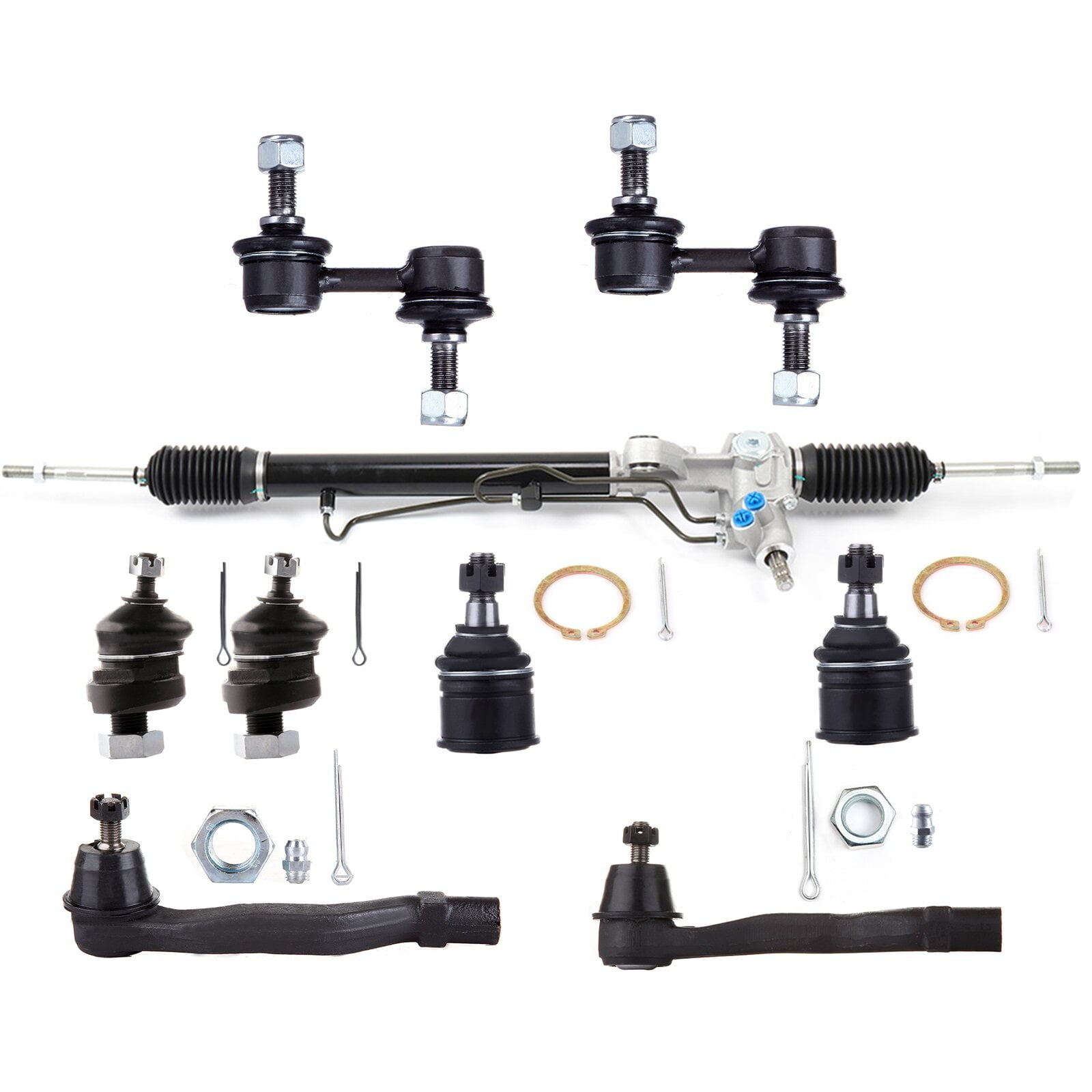 cciyu Power Steering Rack and Pinion Complete Assembly & Stabilizer