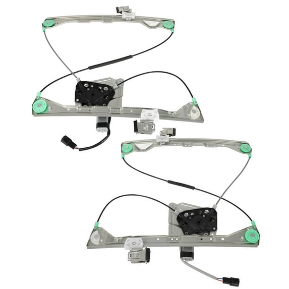 cciyu Power Window Regulator Fit For 2002-2007 for Buick Rendezvous 2001-2005 for Pontiac Aztek (with Motor)