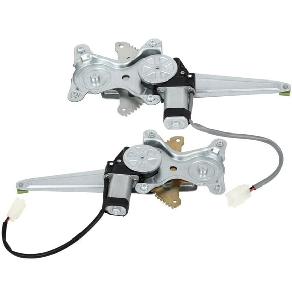 cciyu Power Window Regulator Replacement fit for 2001-2007 for TOYOTA for HIGHLANDER W/ Motor Assembly Rear Left,Rear Right Side