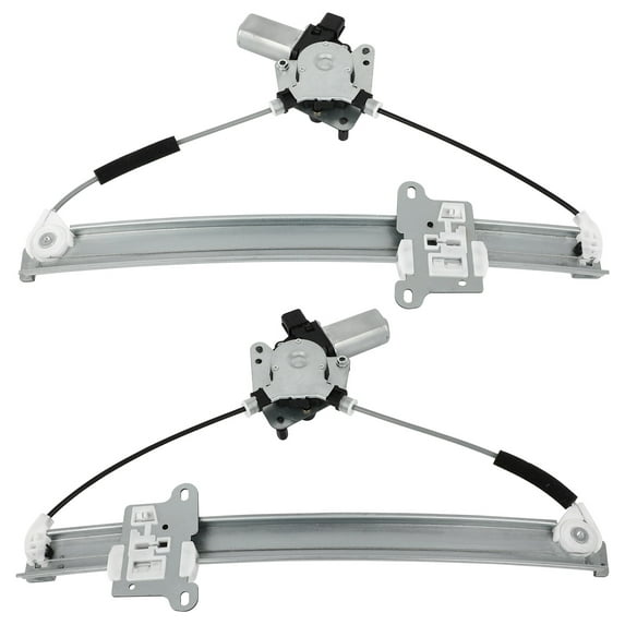 cciyu Power Window Regulator with Motor Fits 2005 2006 2007-2012 for Acura RL, Rear Left+Rear Right