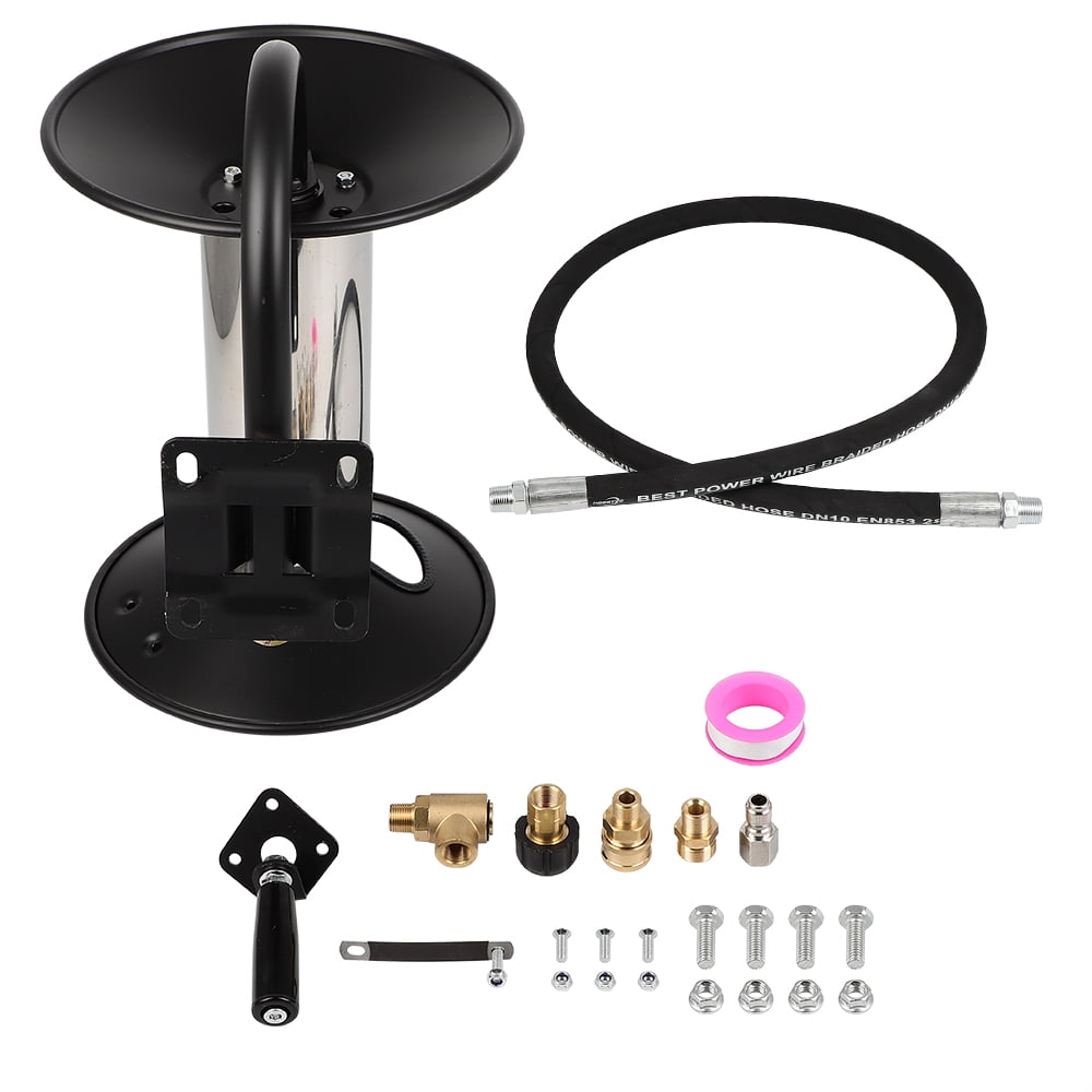 cciyu Pressure Washer Hose Reel 100ft,Heavy Duty with Swivel Arm, 4000 PSI