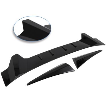 Glossy Black Rear Window Roof Spoiler For 2016-2021 Honda Civic 10th Gen