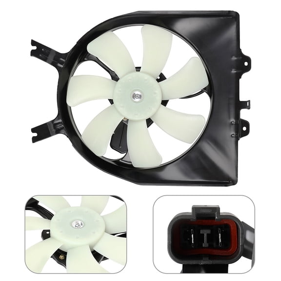 cciyu Radiator or Condenser Cooling Fan Fit for 2005 2006 2007 2008 2009 2010 for Honda Odyssey