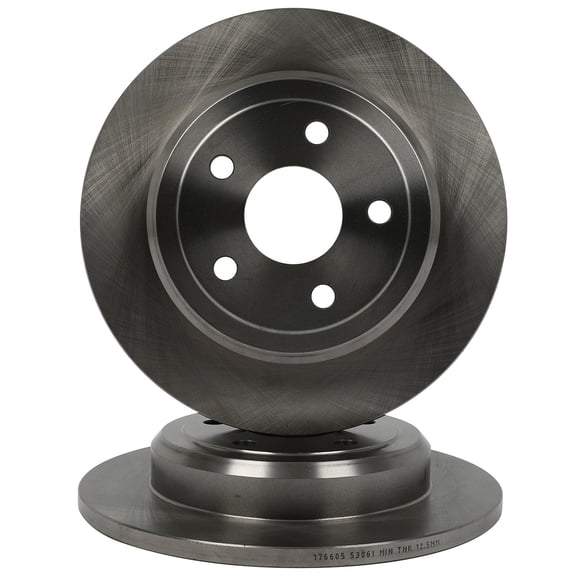 cciyu Rear Brake Rotors 53061 For Dodge For Durango 2011-2018 For Jeep For Grand Cherokee 2011-2018